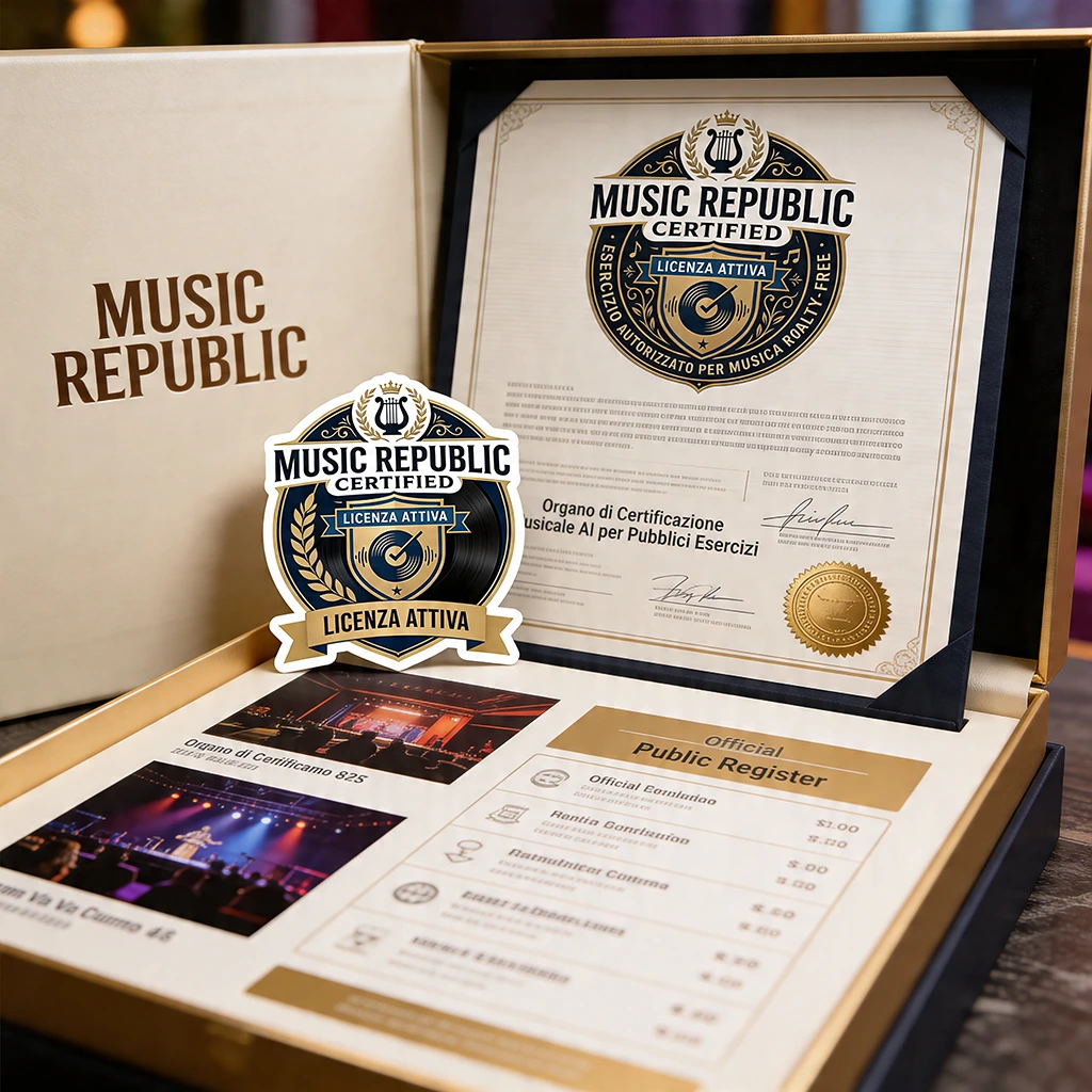Music Republic Certified — Licenza Attiva